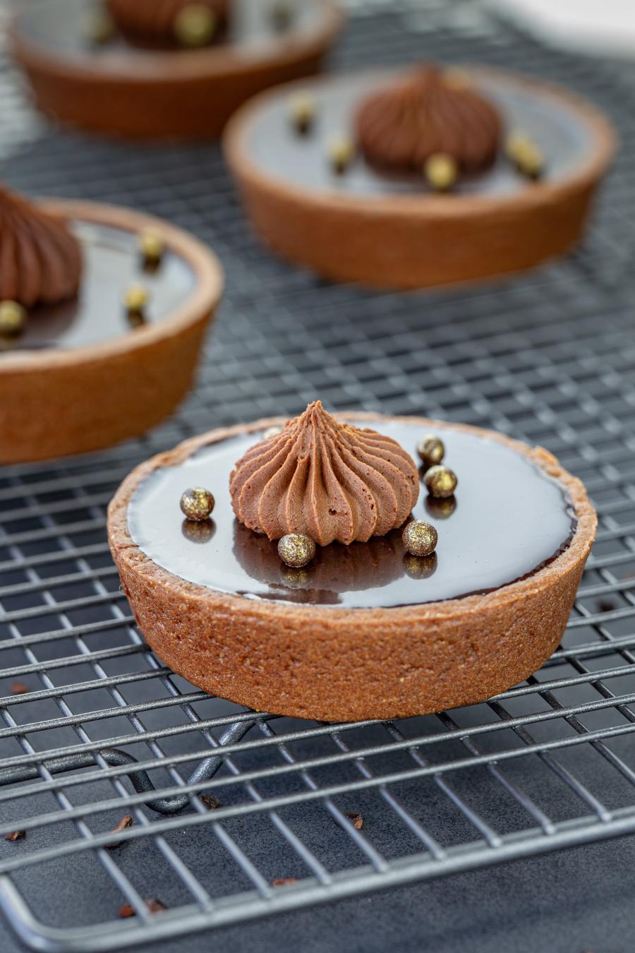 Chocolate Tonka Bean Tart