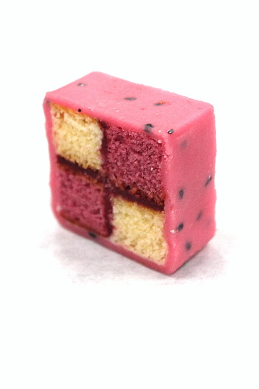 Raspberry  Vanilla Battenberg