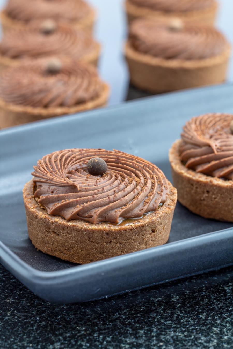 Mini Chocolate  Caramel Tart